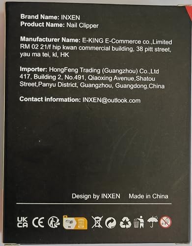 Toenail Clippers for Thick Nails for Seniors| INXEN 3-Pack Ergonomic Heavy Duty Angled Head Nail Clippers with Catcher | Premium Steel Wide Opening Fingernail Clippers Nail Cutter for Men & Women