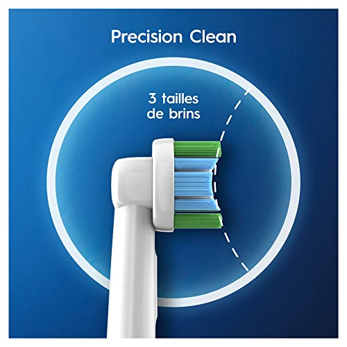 Oral-B Precision Clean 16 Piece Electric Toothbrush Heads with CleanMaximiser Bristles for Optimal Teeth Care, Oral-B Toothbrushes, Mailbox Pack
