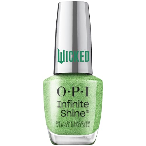 OPI Infinite Shine Long Wear Nail Polish | Opaque Crème Metallic Shimmer Gel Like Nail Polish | Wicked Limited Edition Holiday Collection
