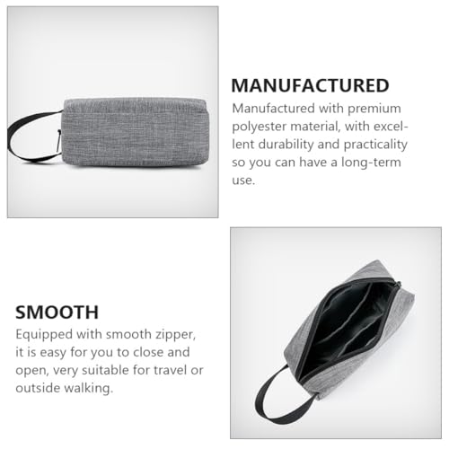 TOGEVAL 2Pcs Digital Accessory Organizing Bags Set, Waterproof Portable Storage Pouches with Zipper, Sundries and Travel Cable Organizer for Electronics and Small Gadgets