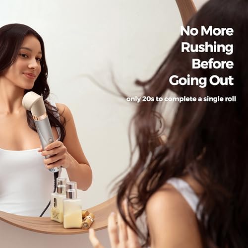 5 in 1 Air Wrap Hair Styler with Automatic Curling & Drying Features Professional High-Speed Air Styler with Negative Ion Technology for Frizz Control & Long Lasting Styles AirEdge A3