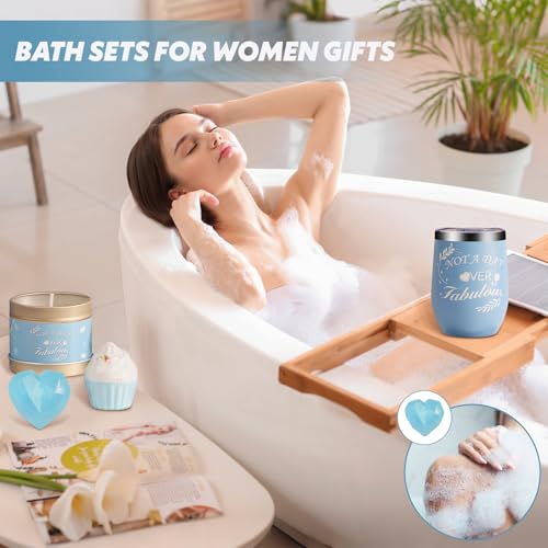 Birthday Gifts for Women, Relaxing Bath Set, Spa Gifts Basket Self Care for Women Friends, Mom ,Sister, Coworker, Wife, Girfriend