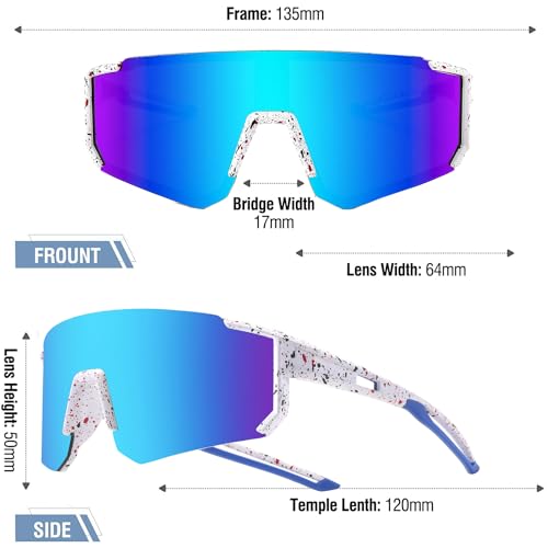 Youth Baseball Sunglasses For Boys Girls,UV400 Kids Sports Sunglasses,Cycling glasse Running Golf