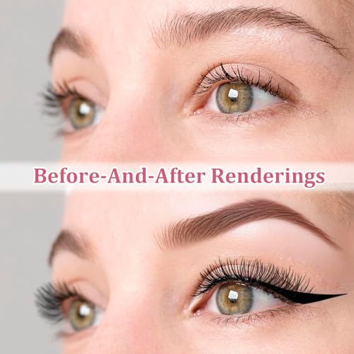 300 PCS Disposable Angled Brow Brushes for Eyebrows Bulk Eyebrow Tint Brush Flat Tapered Tinting Concealer Brush Eye Shadow Applicator Sticks Eyeliner Makeup Brushes