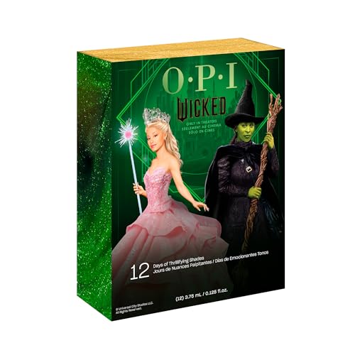 OPI Nail Lacquer Gift Sets | Opaque Crème Metallic Shimmer Nail Polish Value Pack| Wicked Limited Edition Holiday Collection