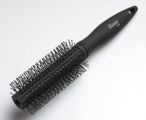 Diane Charcoal Soft Touch Handle Collection Round Brush, 1 Count (Pack of 1)
