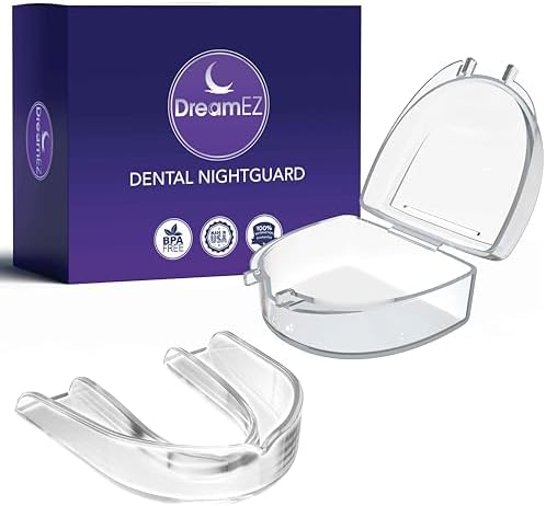 Anti Grinding Mouth Guard for Clenching Teeth at Night, Professional Dental Night Guard for Grinding and Bruxing, Made in The USA (1-Pack)