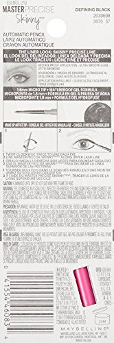 Maybelline Master Precise Skinny Gel Eyeliner Pencil, Defining Black, 0.004 oz.