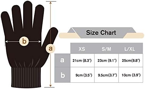 Evridwear Men Moisturizing Cotton Gloves with Touchscreen Fingertips for Eczema Beauty Cosmetic Dry Hands Sensitive Irritated Skin Therapy Overnight Bedtime, 6 Pairs, Lightweight-Black, L/XL