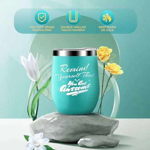 Birthday Gifts for Women, Thinking of You Gift Care Package with Luxury Flannel Blanket for Women Mom Her Wife Friends Sister, Blue Self Care Spa Relaxing Baskets for Christmas Valentines Mothers Day