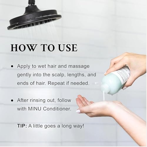 Davines MINU Shampoo, Color Retention Shampoo For Colored, Treated Hair, Protects & Keeps Hair Bright, Shiny For Longer