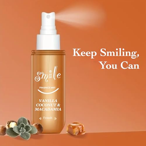 Samba Crush Fragrance Mist, Vanilla Caramel and Coconut Macadamia Scents, Long-lasting Hair And Body Spray for Women, 3.0 fl oz (Vanilla Coconut)
