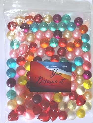 Bath Oil Beads (Pearls) - Mixed Colors - The Way You Remember Them (Pack of 100)