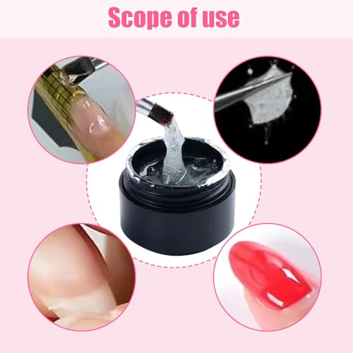 Nail Repair Protection Gel, Nail Repair Kit for Split Natural Nails, Instant Cracked Nail Repair Gel, Broken Nails Repair Kit for Natural Nails, Easy Quick Fix for Home Use