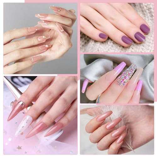 Acrylic Nail Kit, Acrylic Nail Set with Drill and UV Light,Professional Colored Acrylic Nail Powder Nail Starter Kit Decoration Tools with Everything for Beginners Full Acrylic Nail Supplies