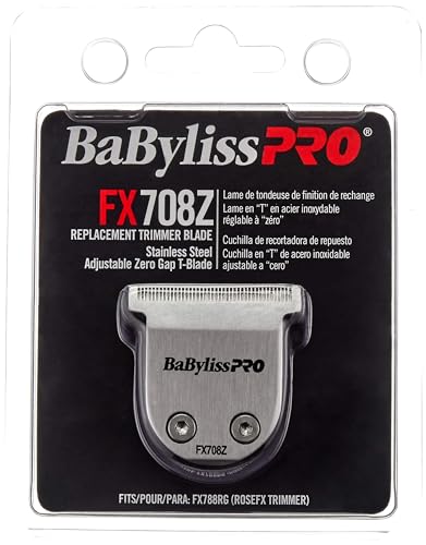 BaBylissPRO Barberology FX708Z Stainless Steel Replacement T-Blade for FX788RG and FX788S