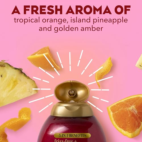 OGX Frizz-Free + Keratin Smoothing Oil Conditioner, 25.4 fl oz