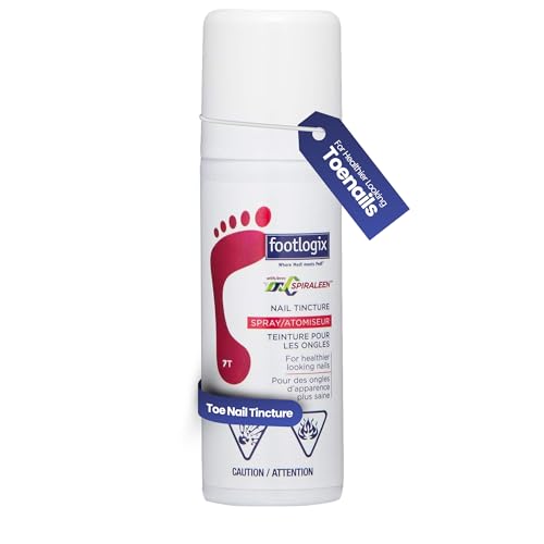 FOOTLOGIX Nail Tincture Spray with Spiraleen, 1.69 Fl Oz (Pack of 1)