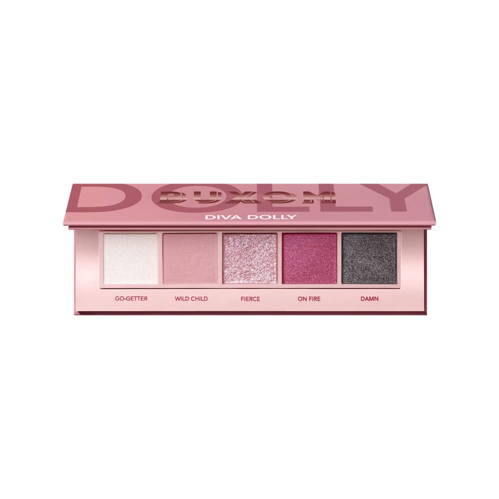 Buxom Diva Dolly Eyeshadow Palette, Diva Dolly, 0.15 Oz.