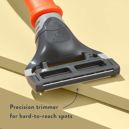 Harry's Razor for Men - Razor Handle and Razor Blade Cartridge - Shaving Gift Set for Him - Orange