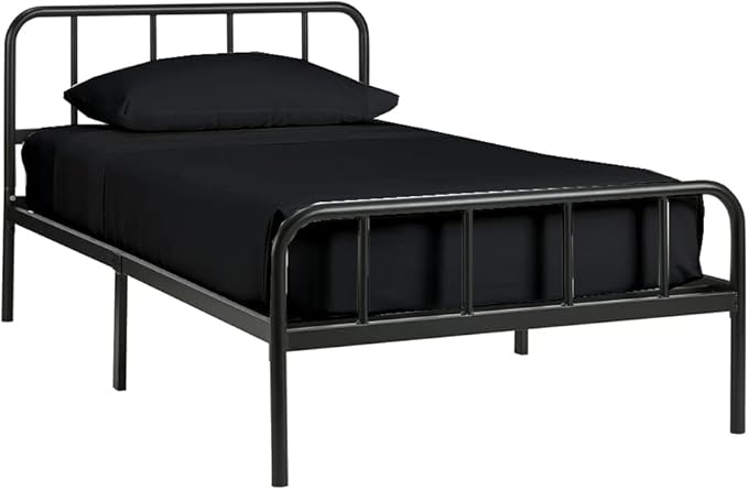 4-PC Fitted Sheet 30x80, 100% Cotton - Perfect for Narrow Twin/RV Bunk/Camping Cot/Guest Bed, Fits Upto 4-8" Deep Mattress - Charcoal Solid