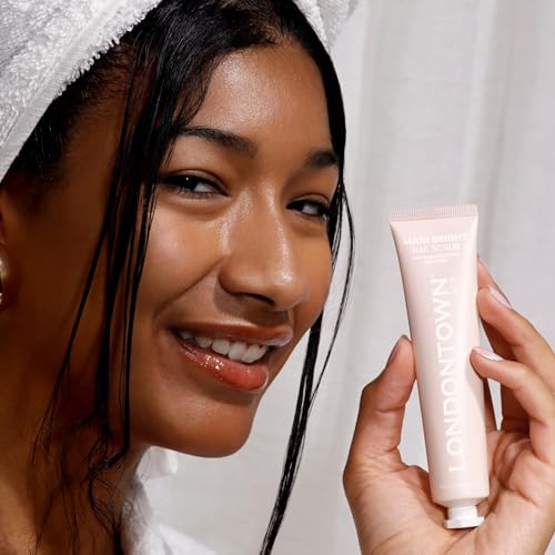 LONDONTOWN Mani Bright Nail Scrub - Brightening Nail Whitener for Hands & Feet to Combat Stains Discoloration Yellow Dullness, 1.5fl oz