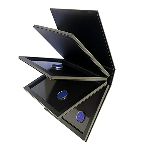 4 layers empty cardboard magnetic book eyeshadow palette