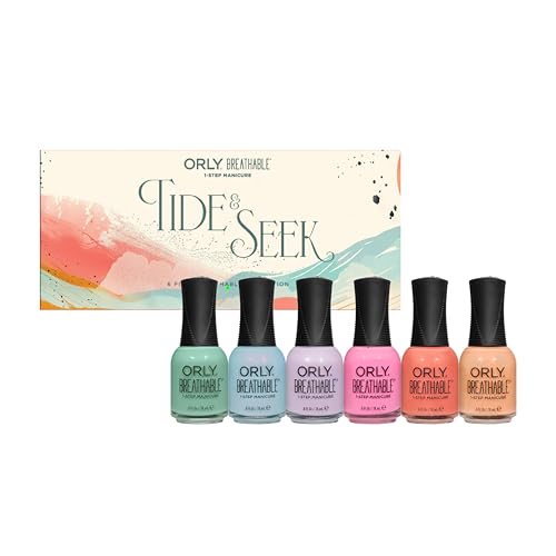 Orly Breathable Nail Polish Collection 'Tide & Seek' | Creme & Jelly 'Crelly' Shades for Spring and Summer (Shell We Dance?, 0.6 fl oz)