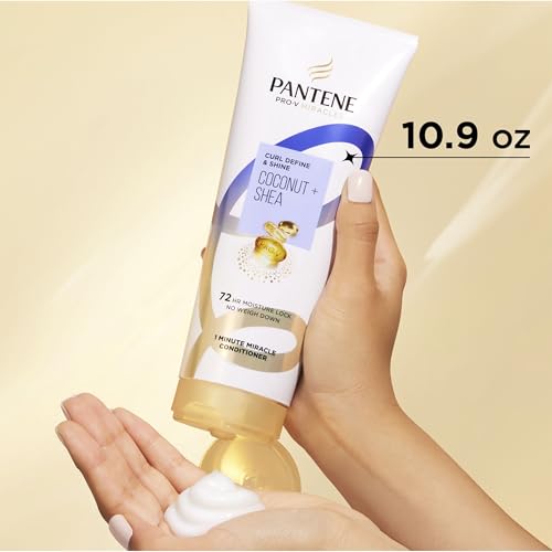Pantene Pro-V Miracles Curl Define & Shine Coconut + Shea 1 Minute Miracle Conditioner 10.9 FL OZ