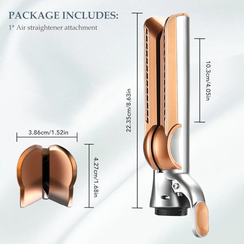 Airflow Attachment for Dyson Airwrap Styler, Nozzles Attachment for Smooth Hair Style with Less Damage and Breakage for Dyson Airwrap HS01 HS05 HS08