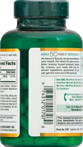 Nature's Bounty Vitamin C 1000mg, Immune Support Supplement, Powerful Antioxidant, 2 Pack, 100 Caplets