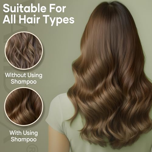 Carbonic Acid Shampoo and Conditioner for Men and Women, Deep Moisturizing Conditioner, Thickens, Softens, & Smooths Set for Hair Growth and Repair, Made in USA - 16 Fl Oz Each