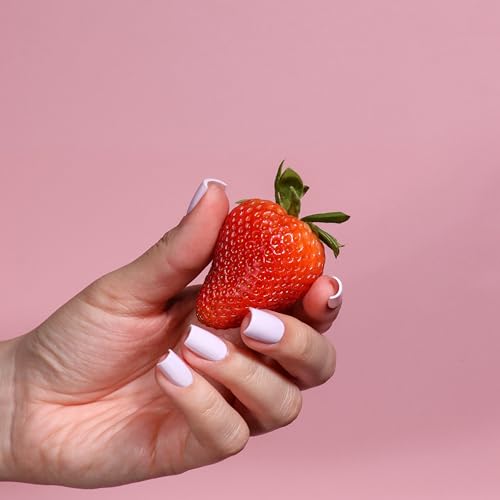 LONDONTOWN lakur Nail Polish - Chip-Resistant, Non-Toxic, Conditions & Hydrates Nails | Glossy Milky Pink, Strawberry Milk, .40 fl oz