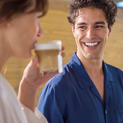 Philips Sonicare Original W2 Optimal White Standard Sonic Toothbrush Heads - 6 Pack in Black (Model HX6066/10)