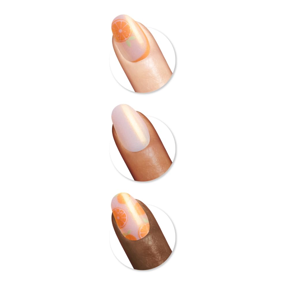 Sally Hansen Instant Cuticle Remover | Press-On Nails Set with Glue & Tabs