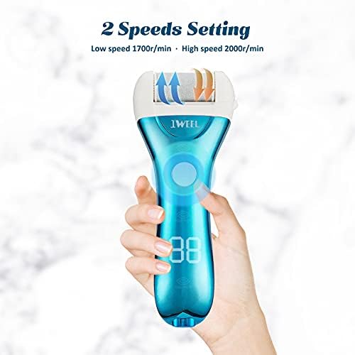 Electric Foot Callus Remover, Rechargeable Electronic Foot File Pedicure Kits, Electric Callus Remover for Feet, Foot Scrubber Dead Skin Remover, Professional Foot Care for Dead Skin Ideal Gift