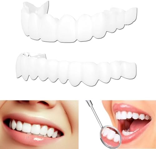 2 Pairs Temporarily Adjustable, Top and Bottom for Men and Women, Nature and Comfortable(White)