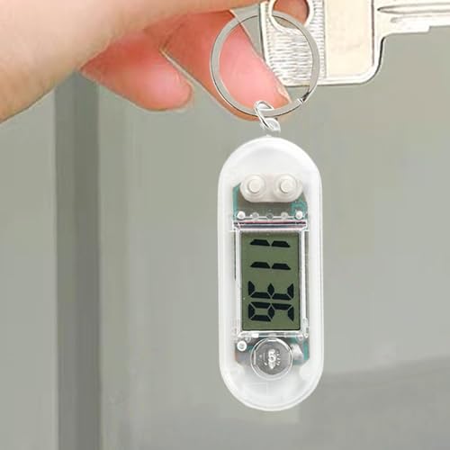 Pendant Pocket Clock – Miniature Keychain Timepiece, Portable Desk Watch, Electronic Compact Accessory | Practical Functional Gadget, Useful Timing Helper for Classroom Reading Hall Work Study Dorm