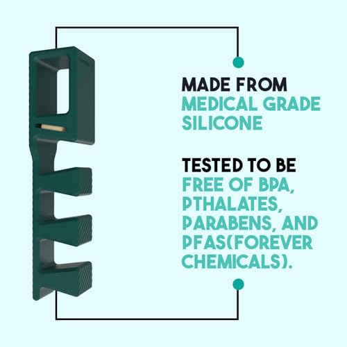 APEX Adjustable Toe Separators - Over 50% Thicker & More Durable - Doctor Recommended - Stretches to Fit - 4 Pack Adjustable Bundle (1 Pair Size S/M & 1 Pair Size Large) (Green)