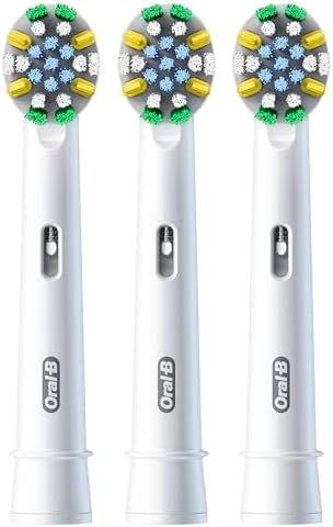 Oral-B Floss Action Replacement Electric Toothbrush Heads - 3ct