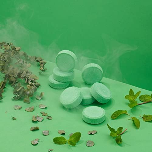 Shower Steamers, 8 Essential Oils Shower Bombs in Eucalyptus, Tea Tree, Spearmint & Peppermint - Gifts for Women & Men, Self Care, Stress Relief & Relaxing Gifts, Aromatherapy Bath Bombs