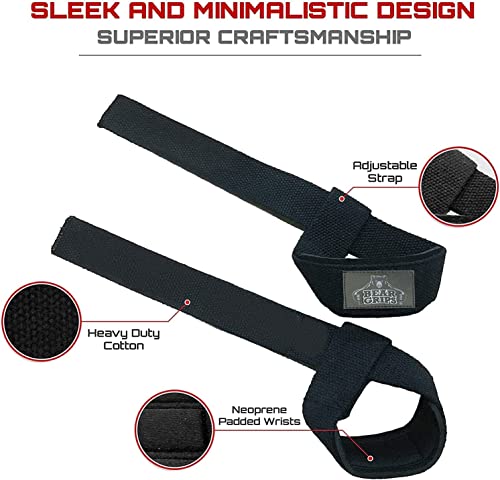 Bear Grips Lifting Straps Gym, Wrist Straps for Weightlifting, Gym Straps, Weightlifting Straps, Deadlift Straps, Weight Lifting Straps for Men, Weight Straps Lifting Women, 2 Lifting Strap | Blue