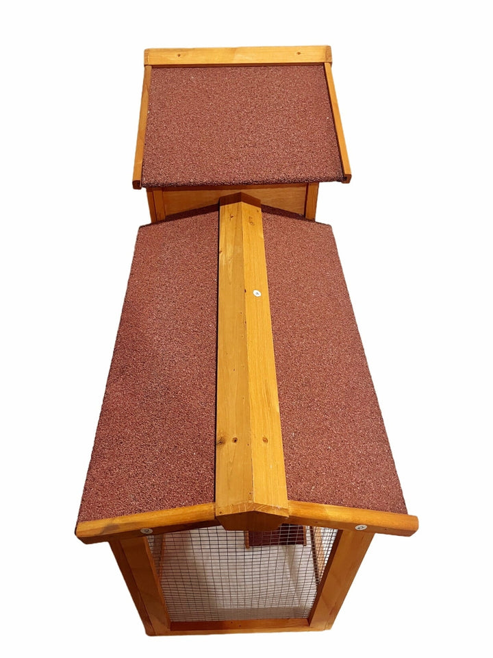Sturdy Outdoor Chicken Coop for Playground Safety - Portable Poultry Pen with Locking Door, Ventilated Shelter, and Predator-Proof Design for Backyard Flocks