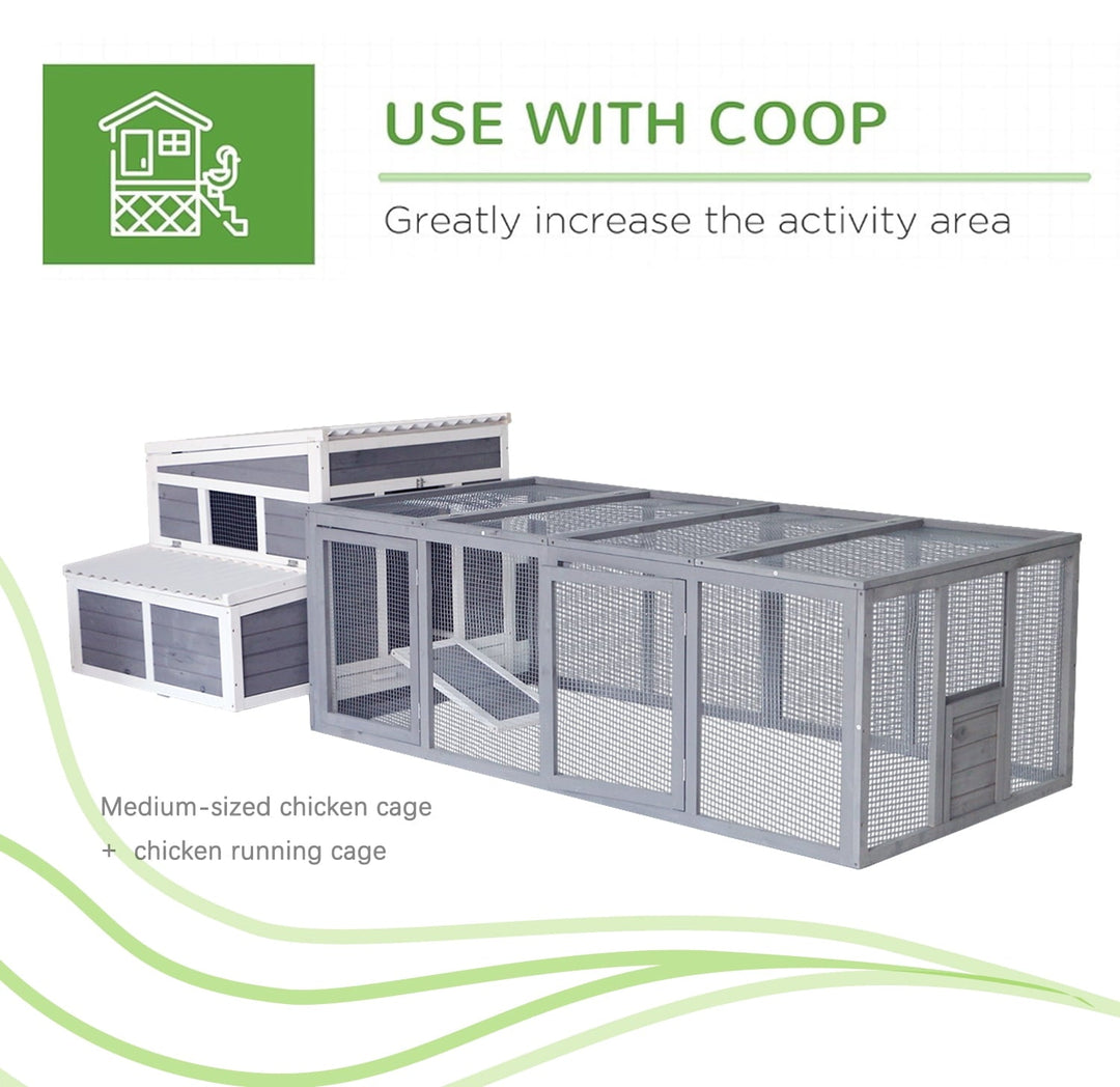 Chicken Coop Run, Extension Chicken Run 20.73 ft² Large Expend Hen House, Universal Chicken Run Perfect for 4-6 Chickens,Ducks, 79" L x 37.8" W x 26.8" H