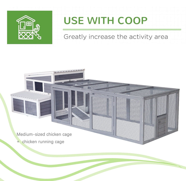 Chicken Coop Run, Extension Chicken Run 20.73 ft² Large Expend Hen House, Universal Chicken Run Perfect for 4-6 Chickens,Ducks, 79" L x 37.8" W x 26.8" H