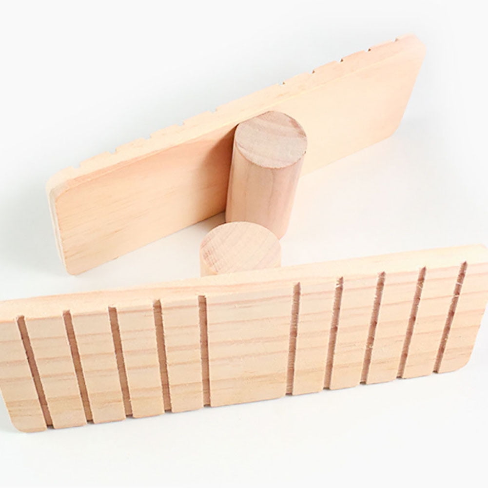 StarBay Scratching Board Pet Hamster Wooden Slip Seesaw Teeterboard Squirrel Toy Cage DIY Ornament