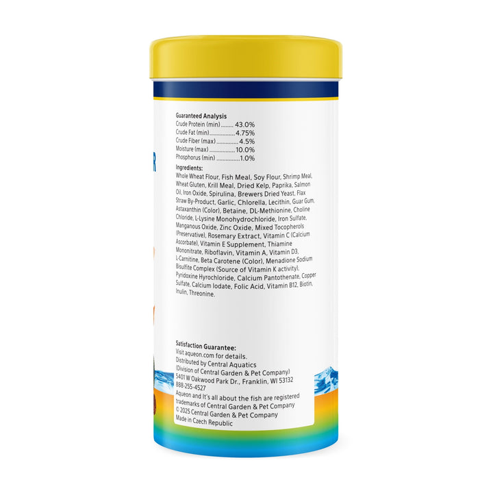 Aqueon Tropical Fish Color Food Flakes 2.75 Ounces