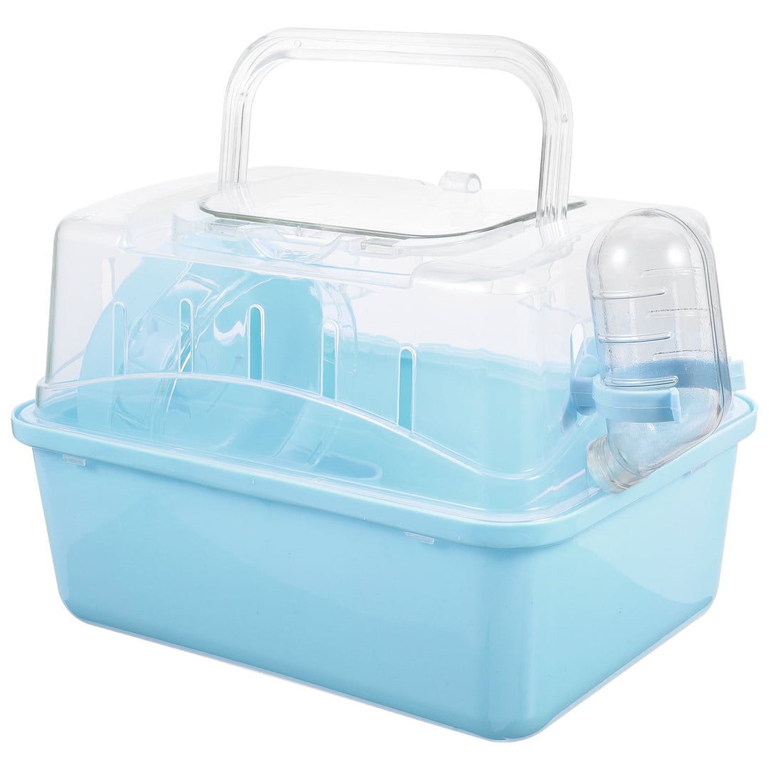 Guangmc Hamster Carrier Cage Travel Pet Critter Guinea Box Rat Habitat Plastic Case