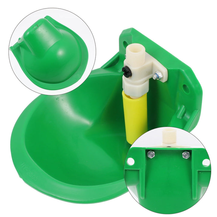 BASIOUS 1pc Automatic Farm Plastic Water Bowl For Cow Cattle Goat Sheep Horse Water Trough