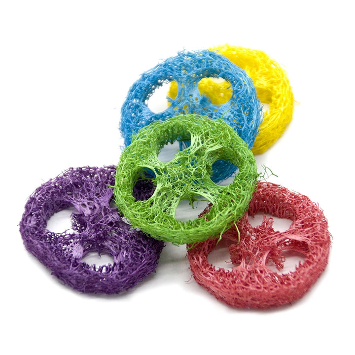 CIYISON Rabbit Chew Toys for for Health Natural Material Handmade 20Pcs Loofah To